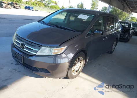 2013 Honda Odyssey Ex from USA, damaged, VIN 5FNRL5H47DB090807